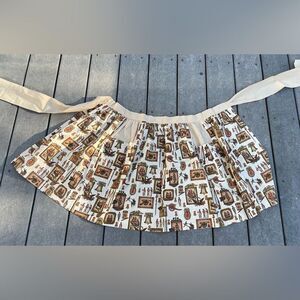 Women’s Half Apron Vintage Patriotic Paul Revere Revolutionary War Handmade